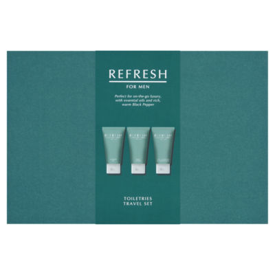ASDA Refresh for Men Toiletries Travel Set