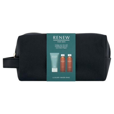 ASDA Renew for Men Luxury Wash Bag