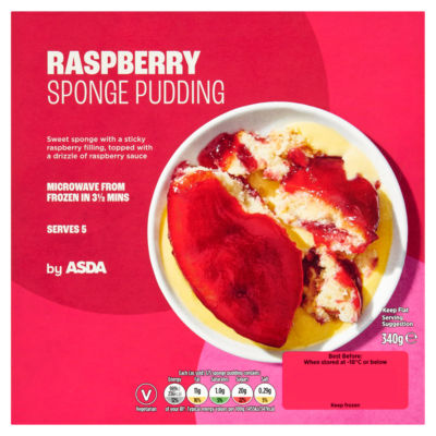 ASDA Raspberry Sponge Pudding 340g