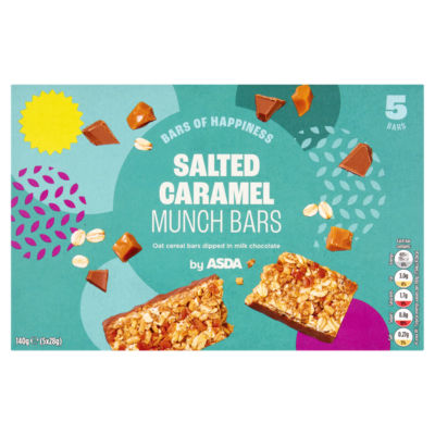 ASDA Salted Caramel Munch Bars (5 x 28g) 140g