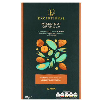 Exceptional by ASDA Mixed Nut Granola 500g
