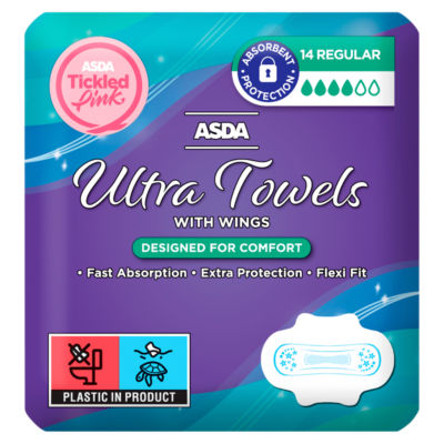 ASDA 14 Regular Ultra Towels