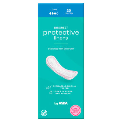 ASDA 20 Long Discreet Protective Liners