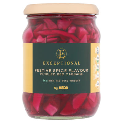 Exceptional by ASDA Festive Spice Flavour Pickled Red Cabbage 340g