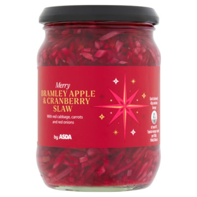 ASDA Merry Bramley Apple & Cranberry Slaw 340g