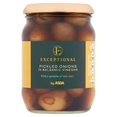 Exceptional by ASDA Pickled Onions in Balsamic Vinegar 340g