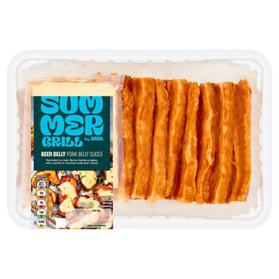 Summer Grill by ASDA Beer Belly Pork Belly Slices 710g