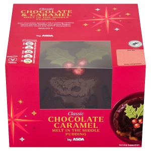 ASDA Classic Chocolate & Caramel Melt in the Middle Pudding 500g
