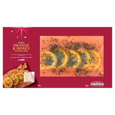 ASDA Festive Orange & Honey Salmon Side 731g