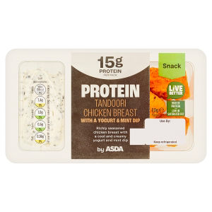 Protein Tandoori Chicken Breast with a Yogurt & Mint Dip 80g