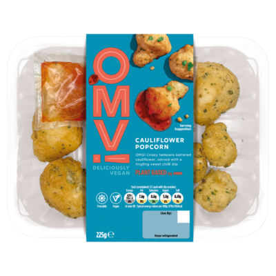 Plant Based by ASDA OMV! Cauliflower Popcorn 225g