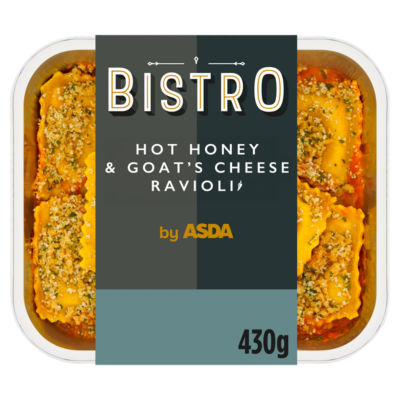 Bistro by ASDA Hot Honey & Goat's Cheese Heart Ravioli 430g