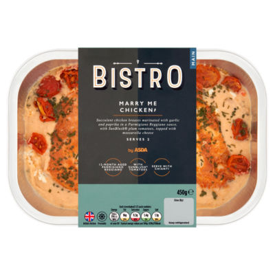Bistro by ASDA Marry Me Chicken 450g