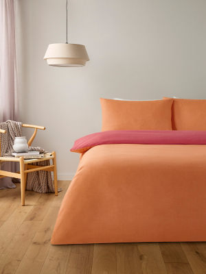 Reversible Textured Duvet Set Single - ASDA Groceries