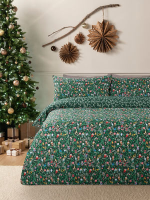 Christmas Nutcracker Tree Reversible Duvet Set Double - ASDA Groceries