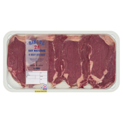 Ribeye 4 Beef Steaks