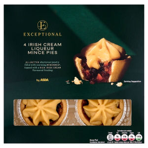 4 Irish Cream Liqueur Mince Pies