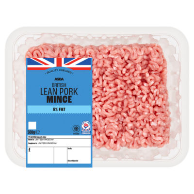 ASDA British Lean Pork Mince 500g