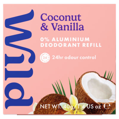 Wild Coconut & Vanilla Deodorant Refill 40G