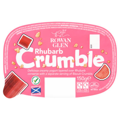Rowan Glen rhubarb crumble yogurt