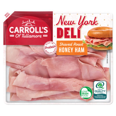 CARROLLS Carroll's New York Deli Shaved Honey Roast Ham 90G