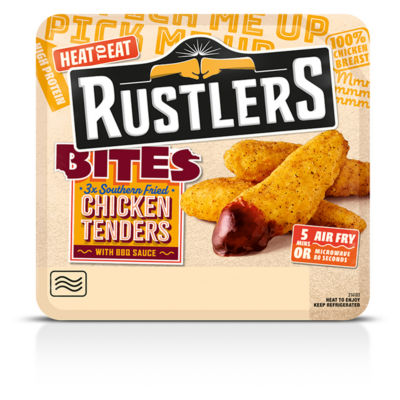Rustlers Bites Chicken Tenders with BBQ Sauce 94g