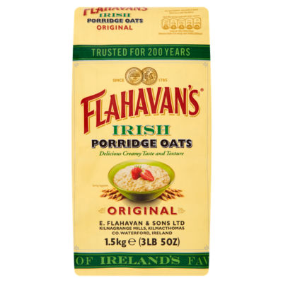 Flahavans Irish Porridge Oats Original 1.5kg