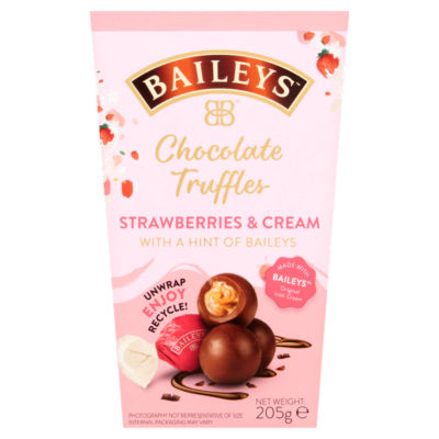 Baileys Chocolate Truffles Strawberries & Cream 205g