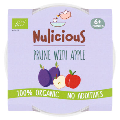 Nulicious Prune with Apple 6+ Months
