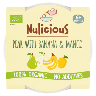 Nulicious Pear with Banana & Mango 6+ Months