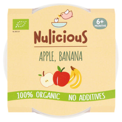 Nulicious Apple, Banana 6+ Months