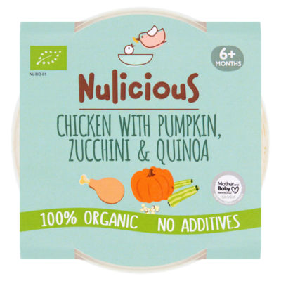 Nulicious Chicken with Pumpkin, Zucchini & Quinoa 6+ Months