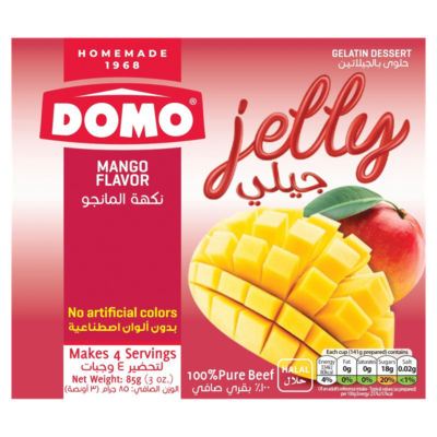 Domo Mango Flavor Jelly 85g