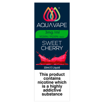 Aqua Vape Sweet Cherry E-Liquid 3mg 10ml