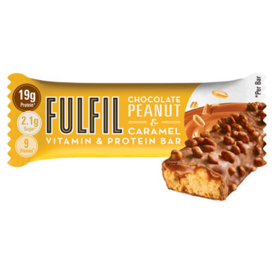 Fulfil Vitamin & Protein Bar - White Chocolate Peanut & Caramel 55g