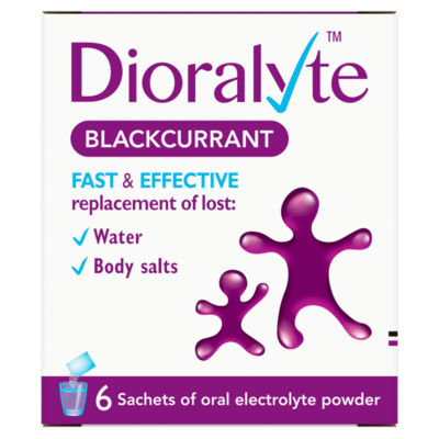 Dioralyte Oral Electrolyte Powder Sachets - Blackcurrant Flavour 6s