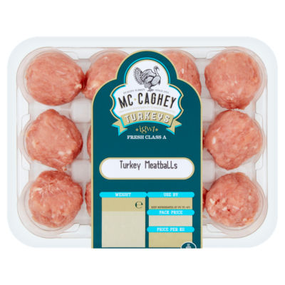 McCaghey Turkeys Mccagheys Turkey Meatballs 400G