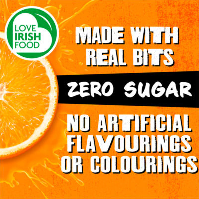 Club Zero Sugar Orange With Bits Soft Drink 1.75L