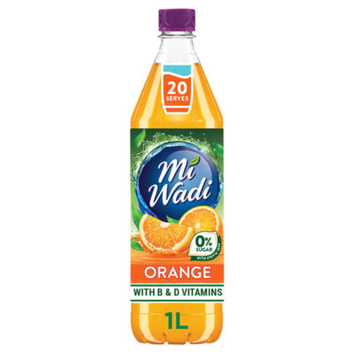 MiWadi Zero Orange 1 Litre
