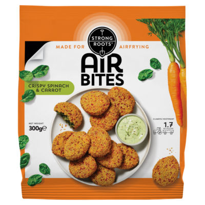 Strong Roots Air Bites Crispy Spinach & Carrot 300g