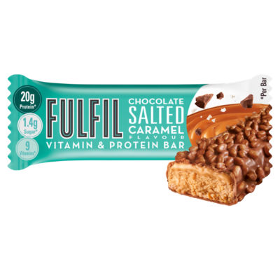 Fulfil Chocolate Peanut & Caramel Flavour Vitamin & Protein Bar 55g