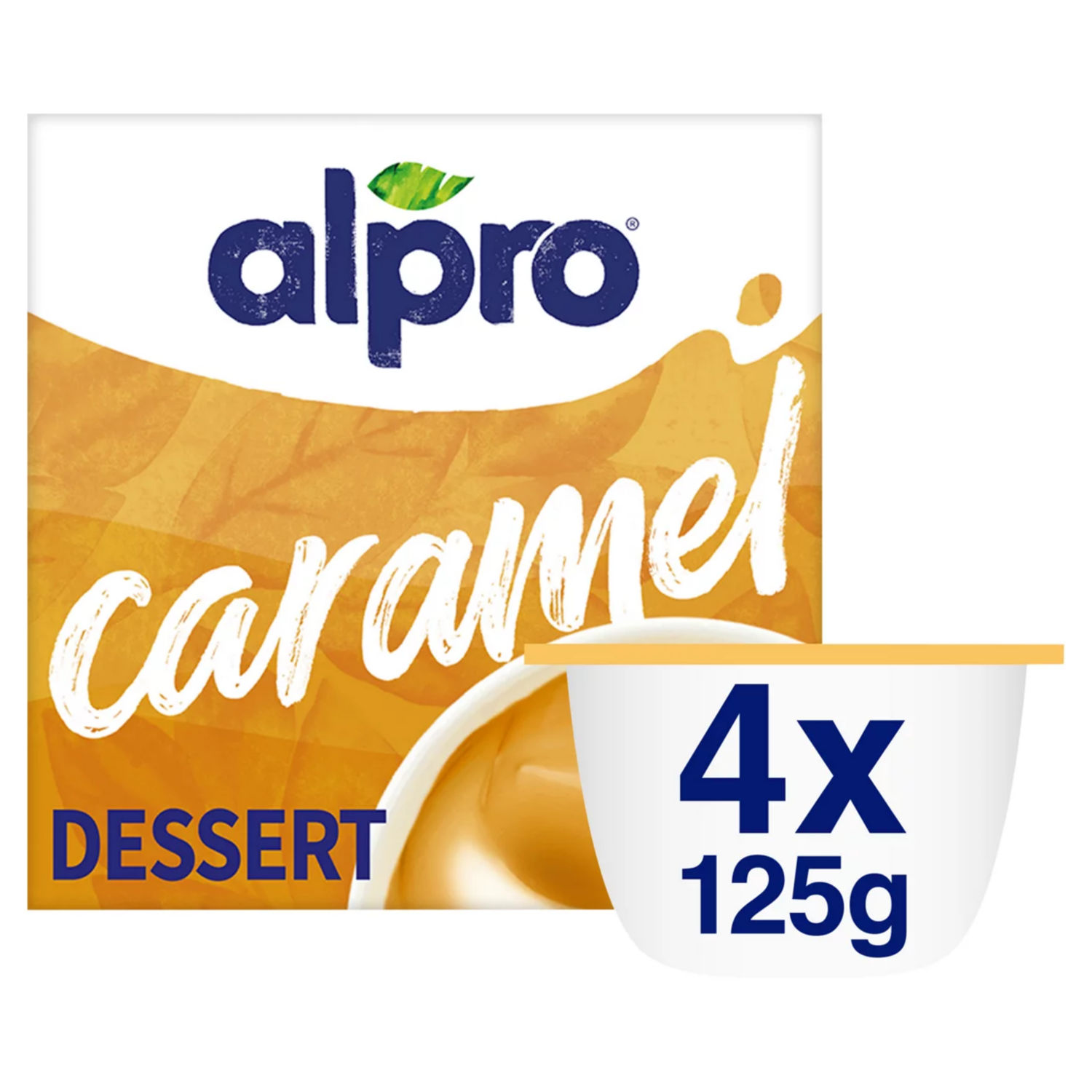 Alpro Caramel Vegan Soya Dessert 4x125g