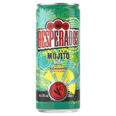 Desperados Mojito Mint & Lime Beer 5.9% ABV Can 330ml