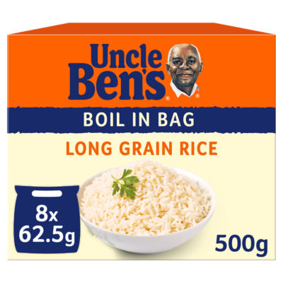 UNCLE BENS Uncle Ben's 8 Pack Boil in the Bag Long Grain Rice