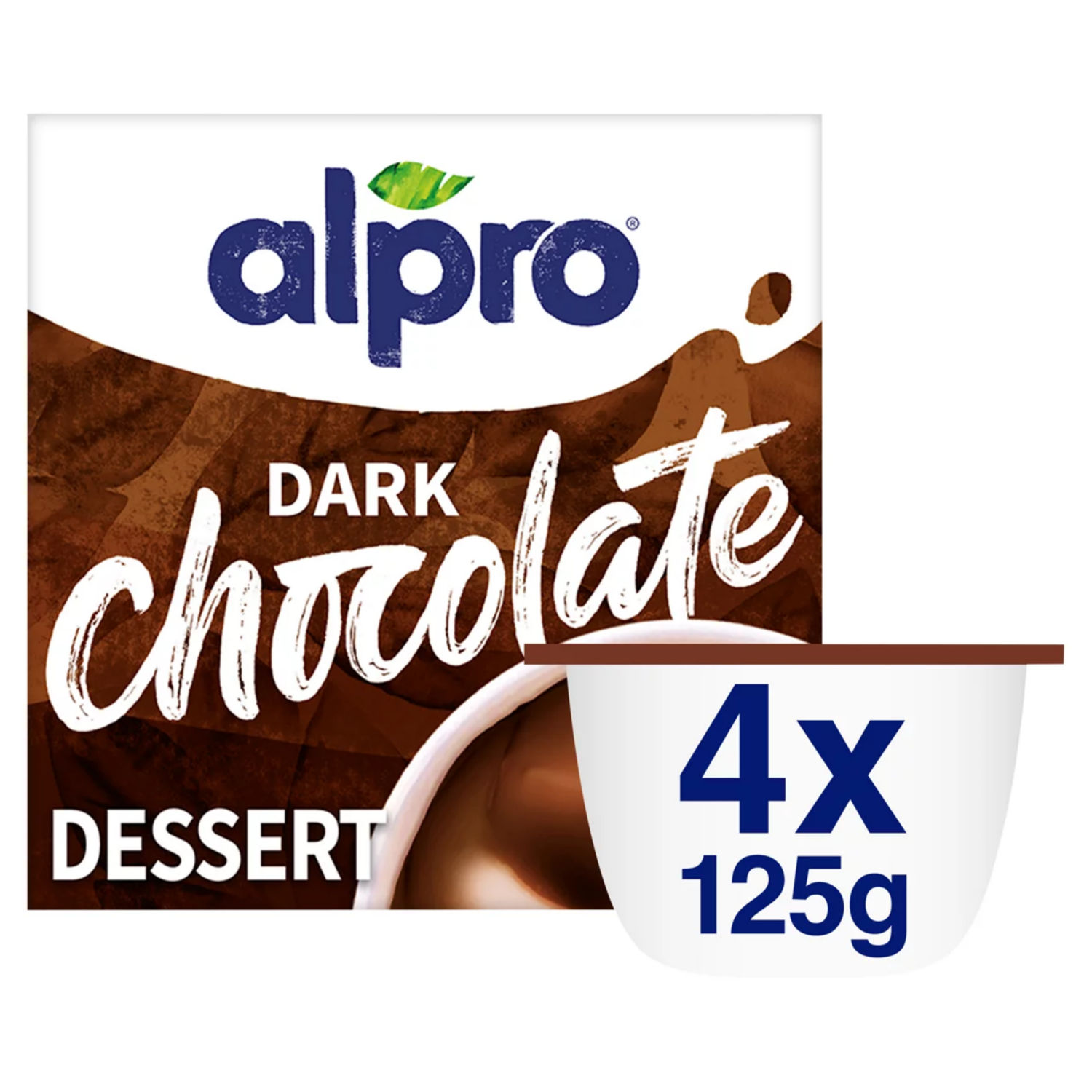 Alpro Dark Chocolate Soya Dessert 4x125g