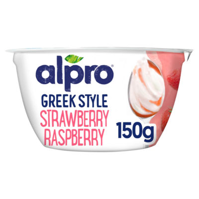 Alpro Greek Style Strawberry Raspberry 150G