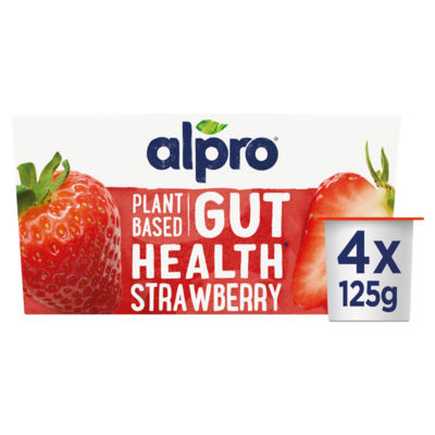 Plant Based Gut Health Strawberry 4 x 125g (500g)
