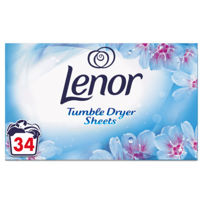 Lenor Fabric Tumble Dryer Sheets Spring Awakening, 34 Sheets
