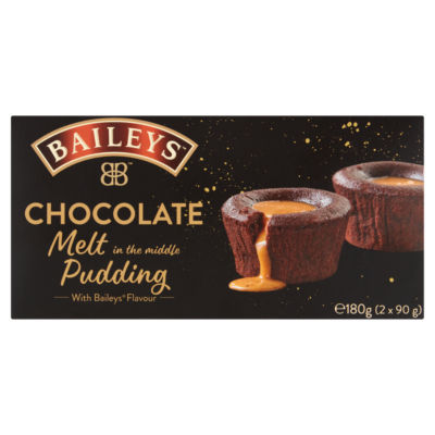 Baileys Chocolate Melt in The Middle Pudding