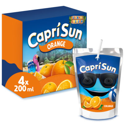 Capri-Sun Orange 4 x 200ml Kids' Juice Drink